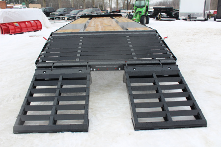 New 2026 Moritz FDPH DT 25' + 5' - Pintle Ring Deckover AIR BRAKE Equipment Trailer - 40000# GVW