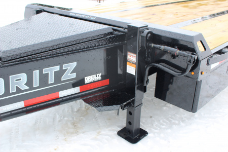 New 2026 Moritz FDPH DT 25' + 5' - Pintle Ring Deckover AIR BRAKE Equipment Trailer - 40000# GVW