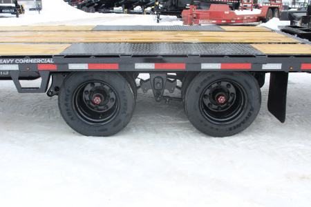 New 2026 Moritz FDPH DT 25' + 5' - Pintle Ring Deckover AIR BRAKE Equipment Trailer - 40000# GVW