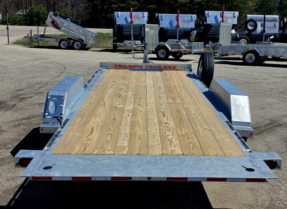 New 82X20 GALVANIZED POWER TILT DECK DUAL HYDRAULIC RAMS 8 K AXLES 2026 TRIUMPH