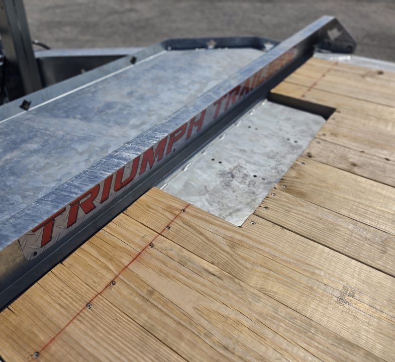 New 82X20 GALVANIZED POWER TILT DECK DUAL HYDRAULIC RAMS 8 K AXLES 2026 TRIUMPH