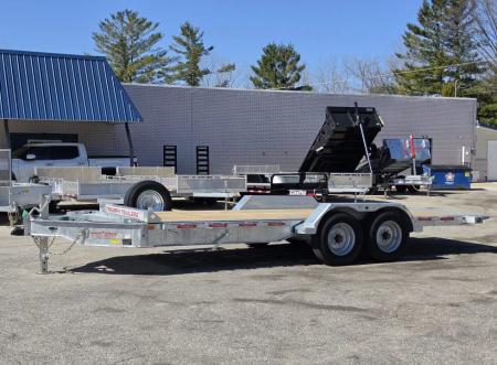 New 82X20 GALVANIZED POWER TILT DECK DUAL HYDRAULIC RAMS 8 K AXLES 2026 TRIUMPH