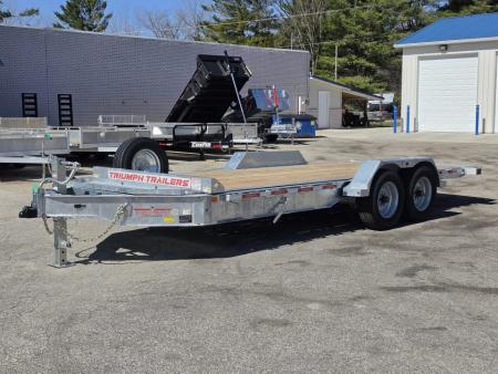 New 82X20 GALVANIZED POWER TILT DECK DUAL HYDRAULIC RAMS 8 K AXLES 2026 TRIUMPH