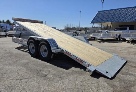 New 82X20 GALVANIZED POWER TILT DECK DUAL HYDRAULIC RAMS 8 K AXLES 2026 TRIUMPH