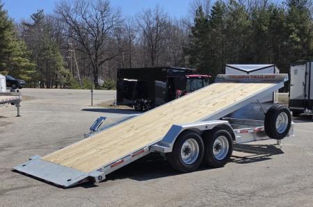 New 82X20 GALVANIZED POWER TILT DECK DUAL HYDRAULIC RAMS 8 K AXLES 2026 TRIUMPH