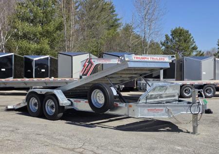 New 82X20 GALVANIZED POWER TILT DECK DUAL HYDRAULIC RAMS 8 K AXLES 2026 TRIUMPH