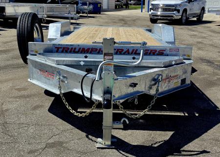 New 82X20 GALVANIZED POWER TILT DECK DUAL HYDRAULIC RAMS 8 K AXLES 2026 TRIUMPH