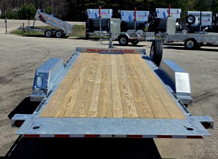 New 82X20 GALVANIZED POWER TILT DECK DUAL HYDRAULIC RAMS 8 K AXLES 2026 TRIUMPH