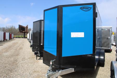 New 2026 Impact Trailers 7X14 R WITH 7' INTERIOR HEIGHT STOCK ID 51326 Cargo / Enclosed Trailer