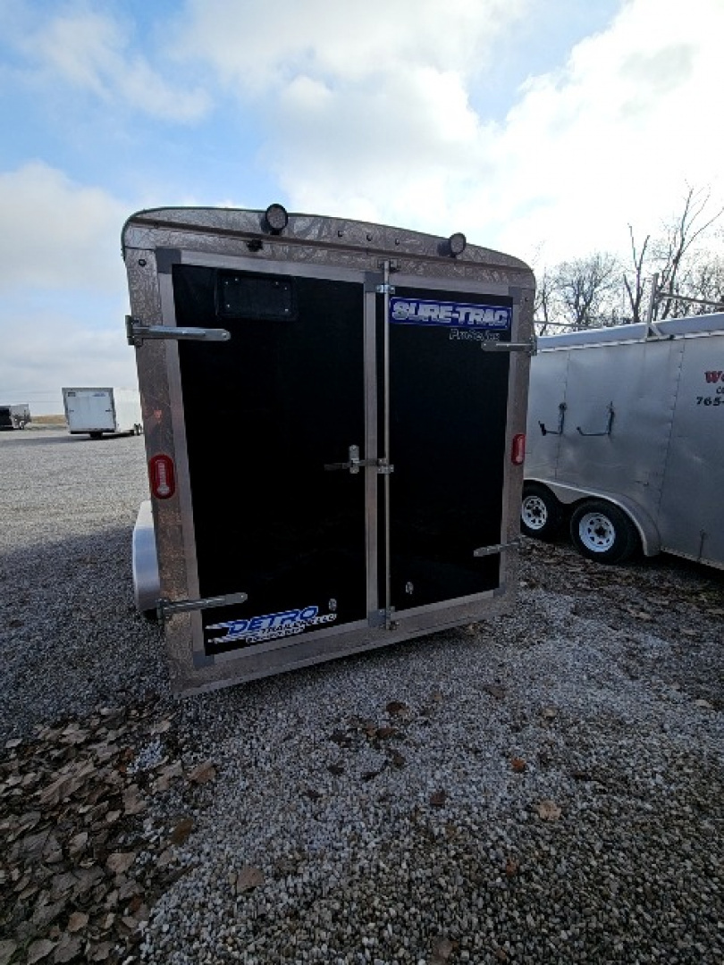 Used 2022 Sure-Trac 7 X 16 7K DOUBLE REAR DOOR Cargo / Enclosed Trailer