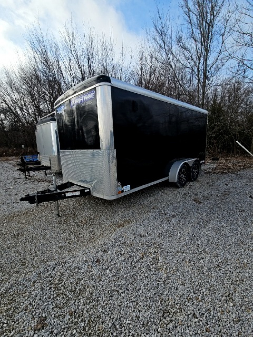 Used 2022 Sure-Trac 7 X 16 7K DOUBLE REAR DOOR Cargo / Enclosed Trailer