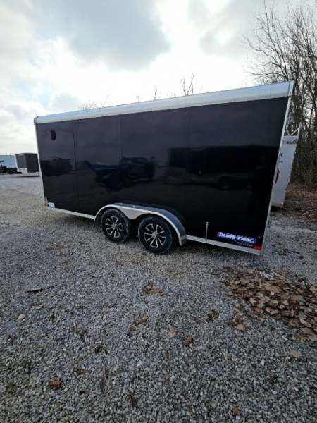 Used 2022 Sure-Trac 7 X 16 7K DOUBLE REAR DOOR Cargo / Enclosed Trailer