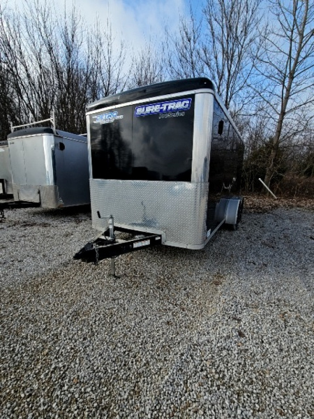Used 2022 Sure-Trac 7 X 16 7K DOUBLE REAR DOOR Cargo / Enclosed Trailer