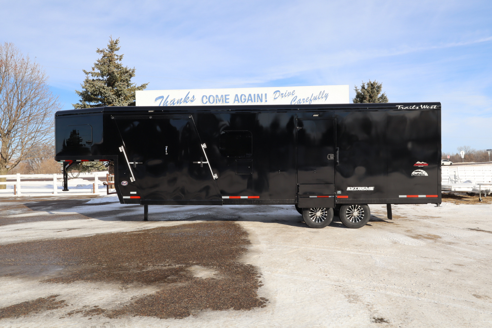 New 2026 Trails West 24' RPM GN Snowmobile Trailer