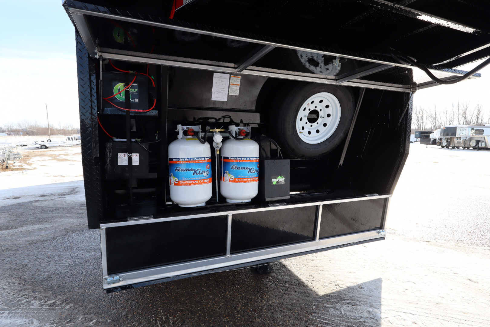 New 2026 Trails West 24' RPM GN Snowmobile Trailer