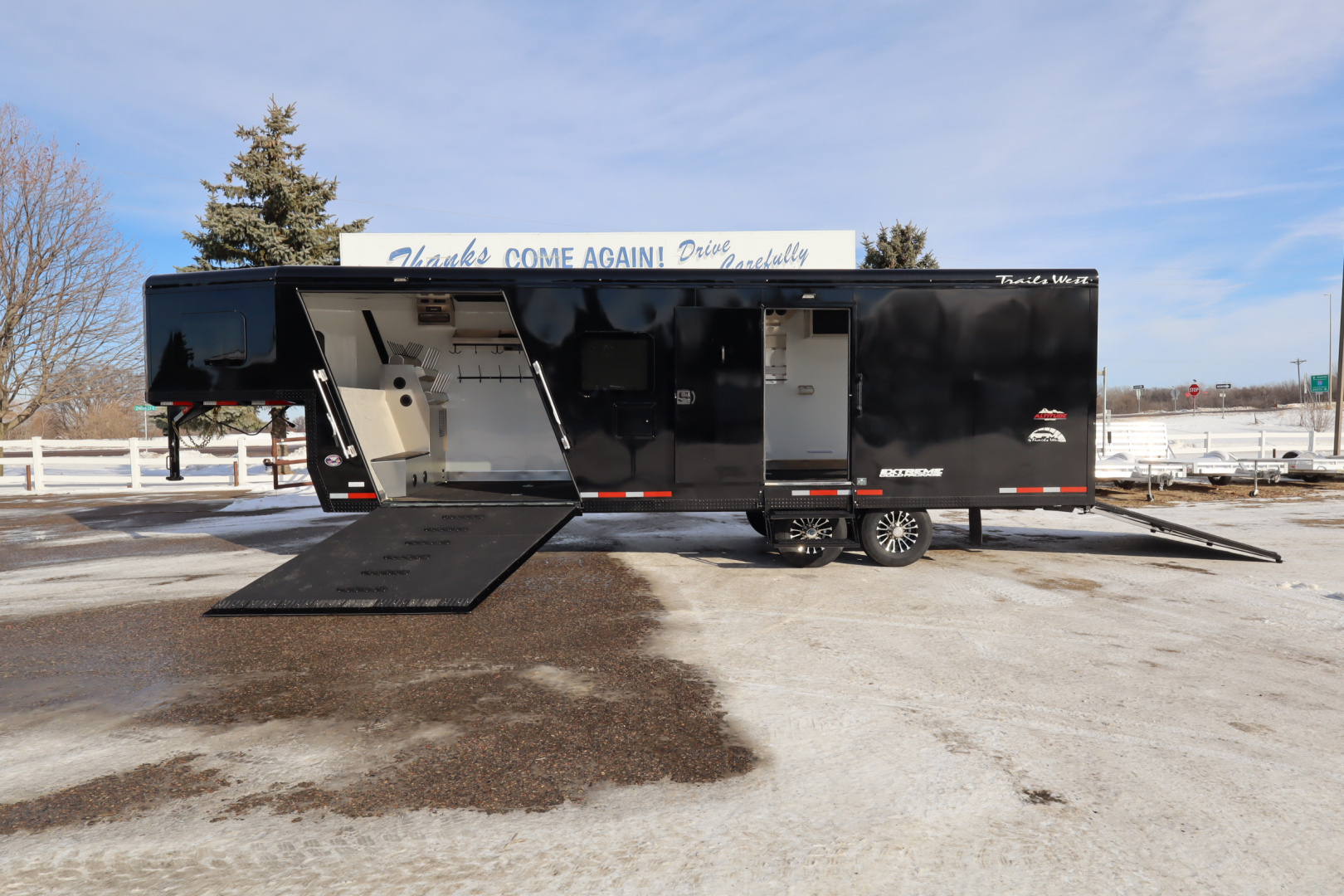 New 2026 Trails West 24' RPM GN Snowmobile Trailer