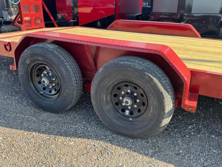 New Stanley Trailers 83X20 EQUIPMENT TRAILER STAND UP RAMPS HEAVY DUTY 14K GVWR Equipment Trailer