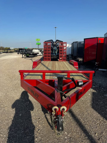 New Stanley Trailers 83X20 EQUIPMENT TRAILER STAND UP RAMPS HEAVY DUTY 14K GVWR Equipment Trailer