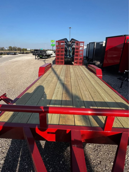 New Stanley Trailers 83X20 EQUIPMENT TRAILER STAND UP RAMPS HEAVY DUTY 14K GVWR Equipment Trailer