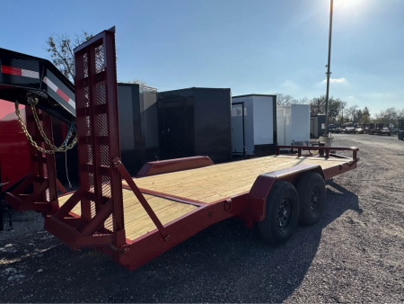 New Stanley Trailers 83X20 EQUIPMENT TRAILER STAND UP RAMPS HEAVY DUTY 14K GVWR Equipment Trailer