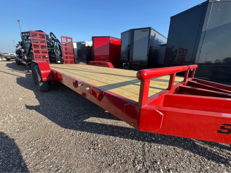 New Stanley Trailers 83X20 EQUIPMENT TRAILER STAND UP RAMPS HEAVY DUTY 14K GVWR Equipment Trailer