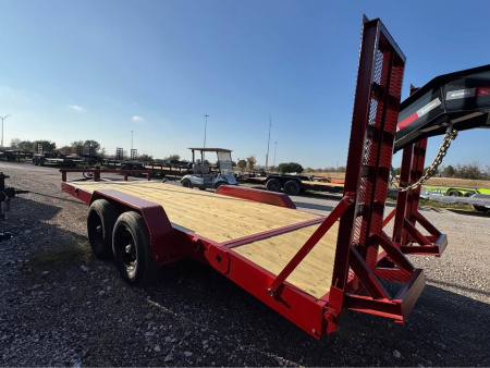New Stanley Trailers 83X20 EQUIPMENT TRAILER STAND UP RAMPS HEAVY DUTY 14K GVWR Equipment Trailer