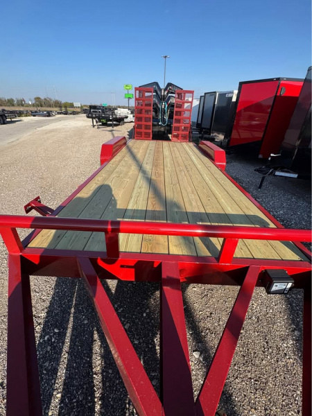 New Stanley Trailers 83X20 EQUIPMENT TRAILER STAND UP RAMPS HEAVY DUTY 14K GVWR Equipment Trailer