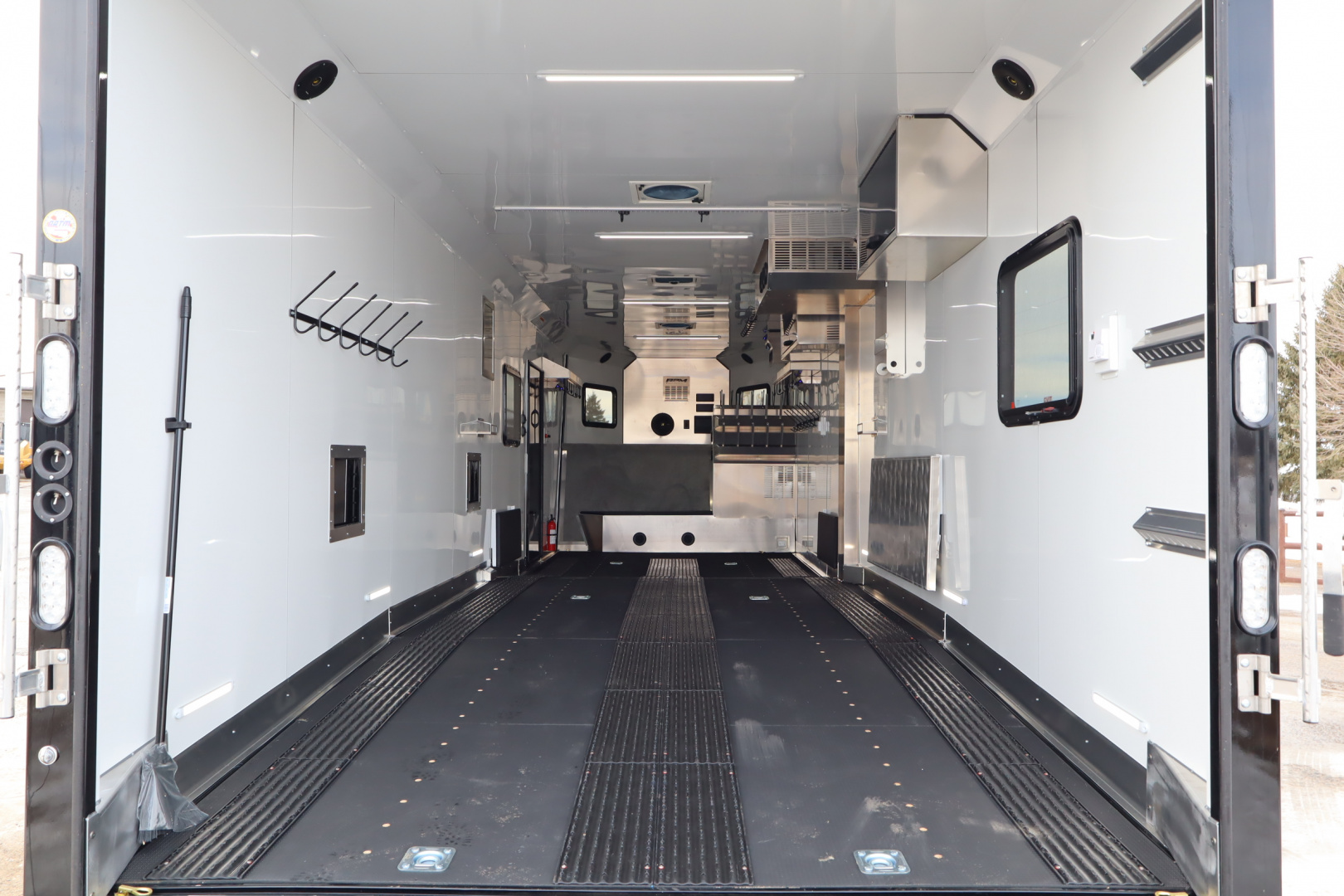 New 2026 Trails West 28' RPM Gooseneck Snowmobile Trailer