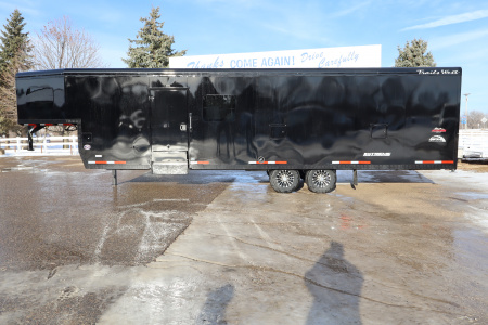 New 2026 Trails West 28' RPM Gooseneck Snowmobile Trailer