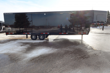 New 2026 Trails West 28' RPM Gooseneck Snowmobile Trailer