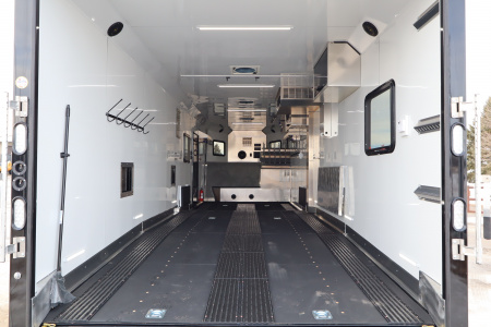 New 2026 Trails West 28' RPM Gooseneck Snowmobile Trailer