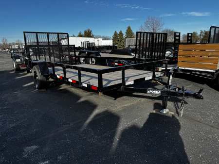 Used 2025 Gorilla Trailers S614D 6.4X14 Utility Trailer