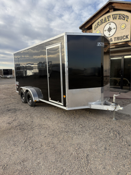 New 2026 Mission EZ HAULER EZEC 7X16 Cargo / Enclosed Trailer