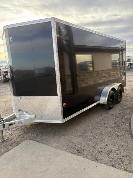 New 2026 Mission EZ HAULER EZEC 7X16 Cargo / Enclosed Trailer