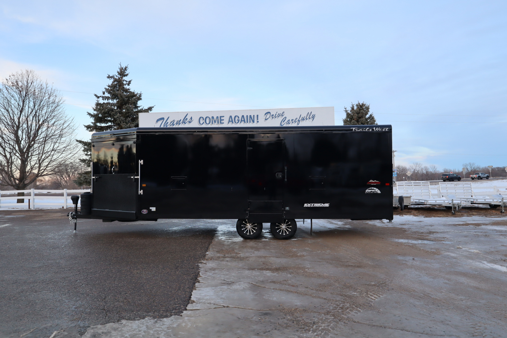 New 2026 Trails West RPM 28' BP Snowmobile Trailer