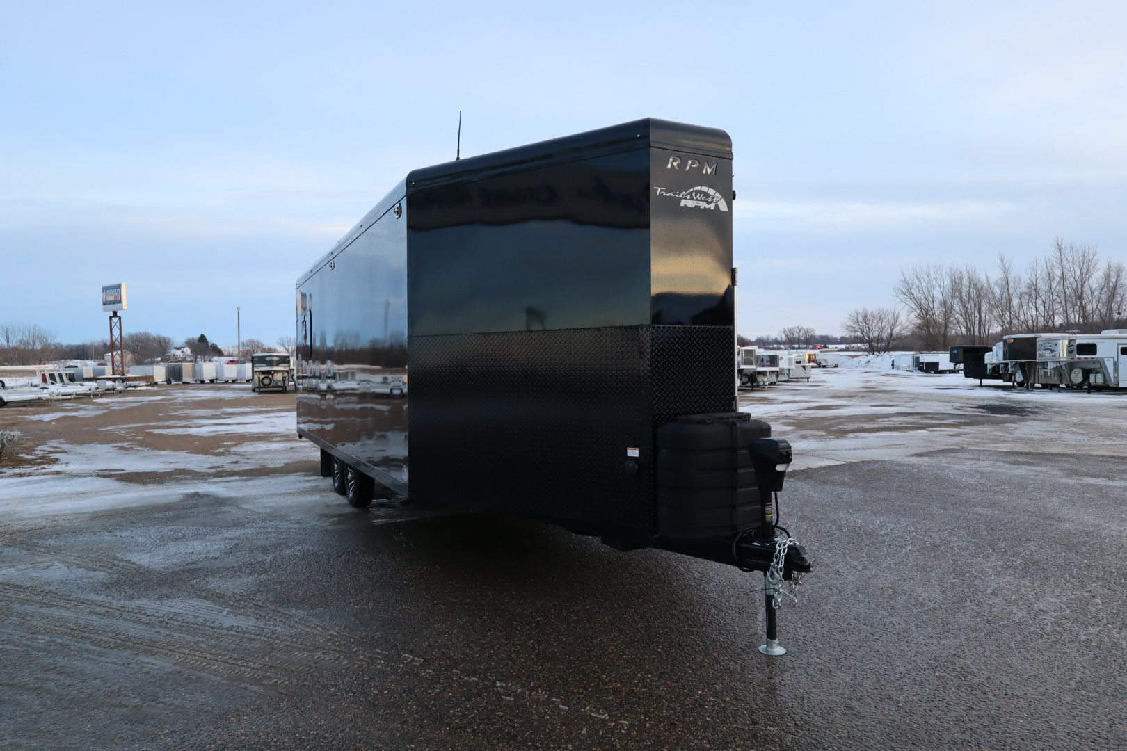 New 2026 Trails West RPM 28' BP Snowmobile Trailer