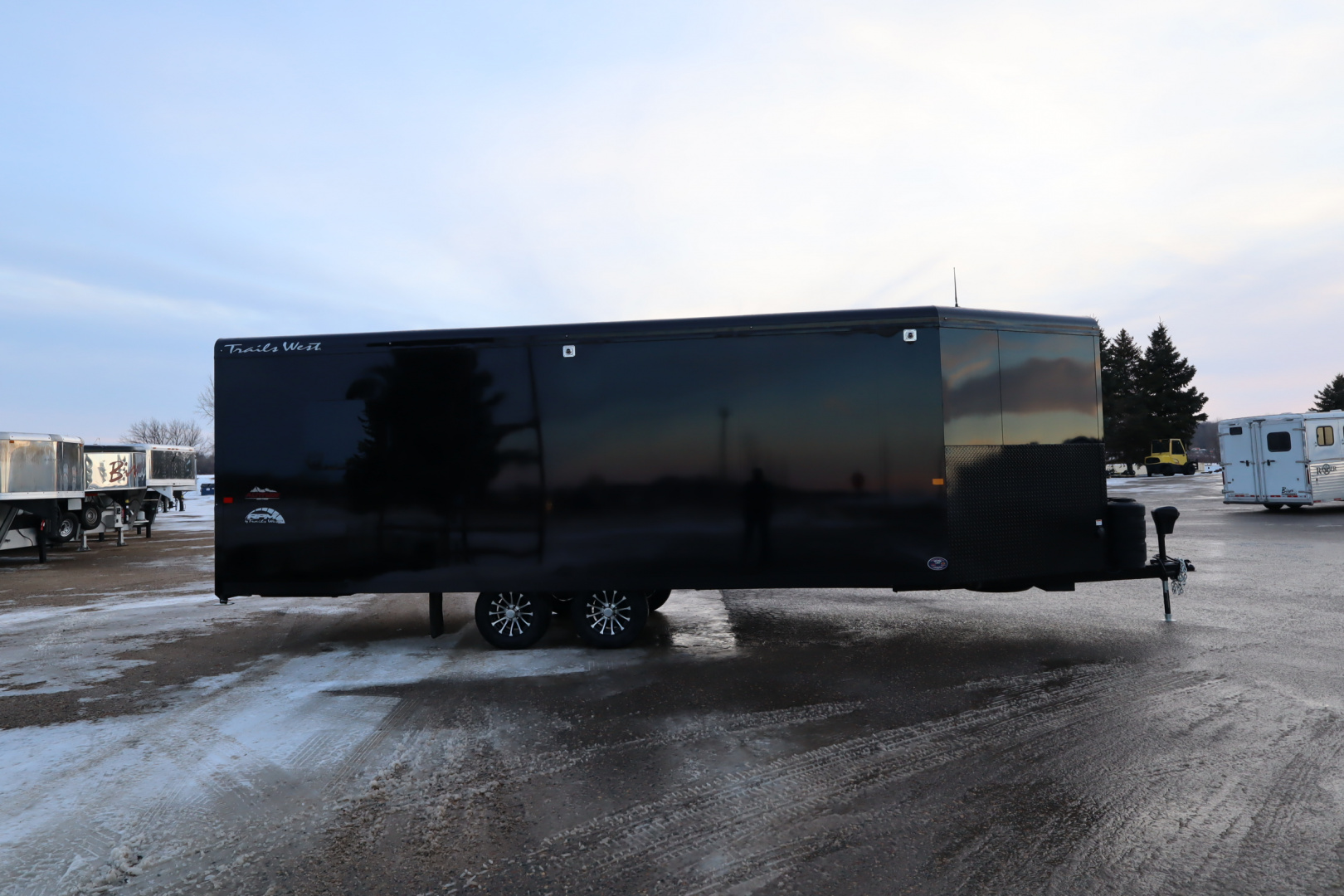 New 2026 Trails West RPM 28' BP Snowmobile Trailer