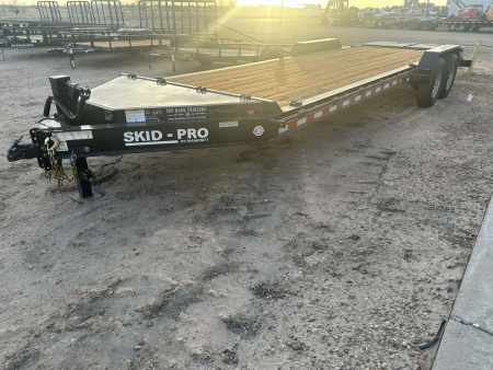 New 2026 Diamond T 7 x 24 Skid Pro Equipment Trailer w/ monster ramps