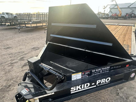 New 2026 Diamond T 7 x 24 Skid Pro Equipment Trailer w/ monster ramps