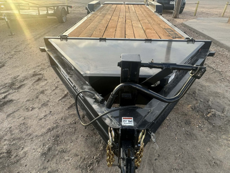 New 2026 Diamond T 7 x 24 Skid Pro Equipment Trailer w/ monster ramps
