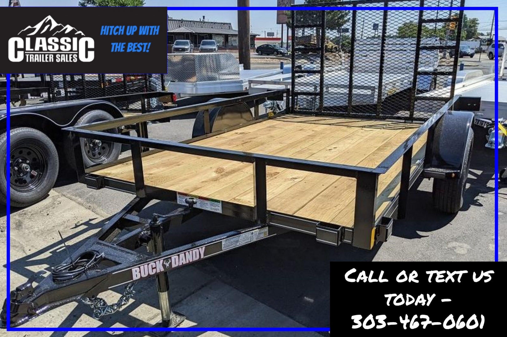 New 2026 Buck Dandy LB610 Utility Trailer