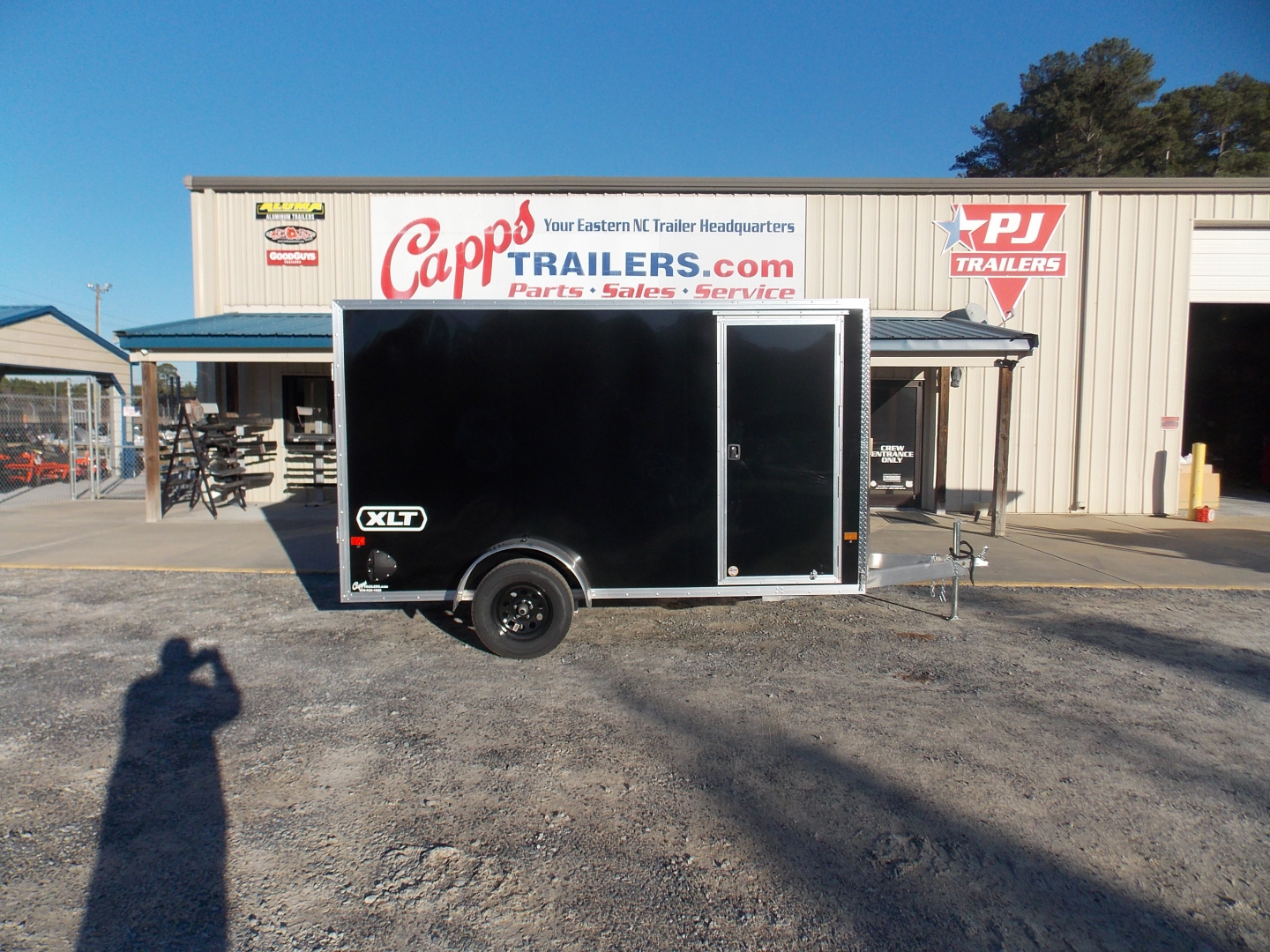 New 2026 E-Z Hauler ALC EZEC6X12SA-XLT-P+6 BLACK Cargo / Enclosed Trailer