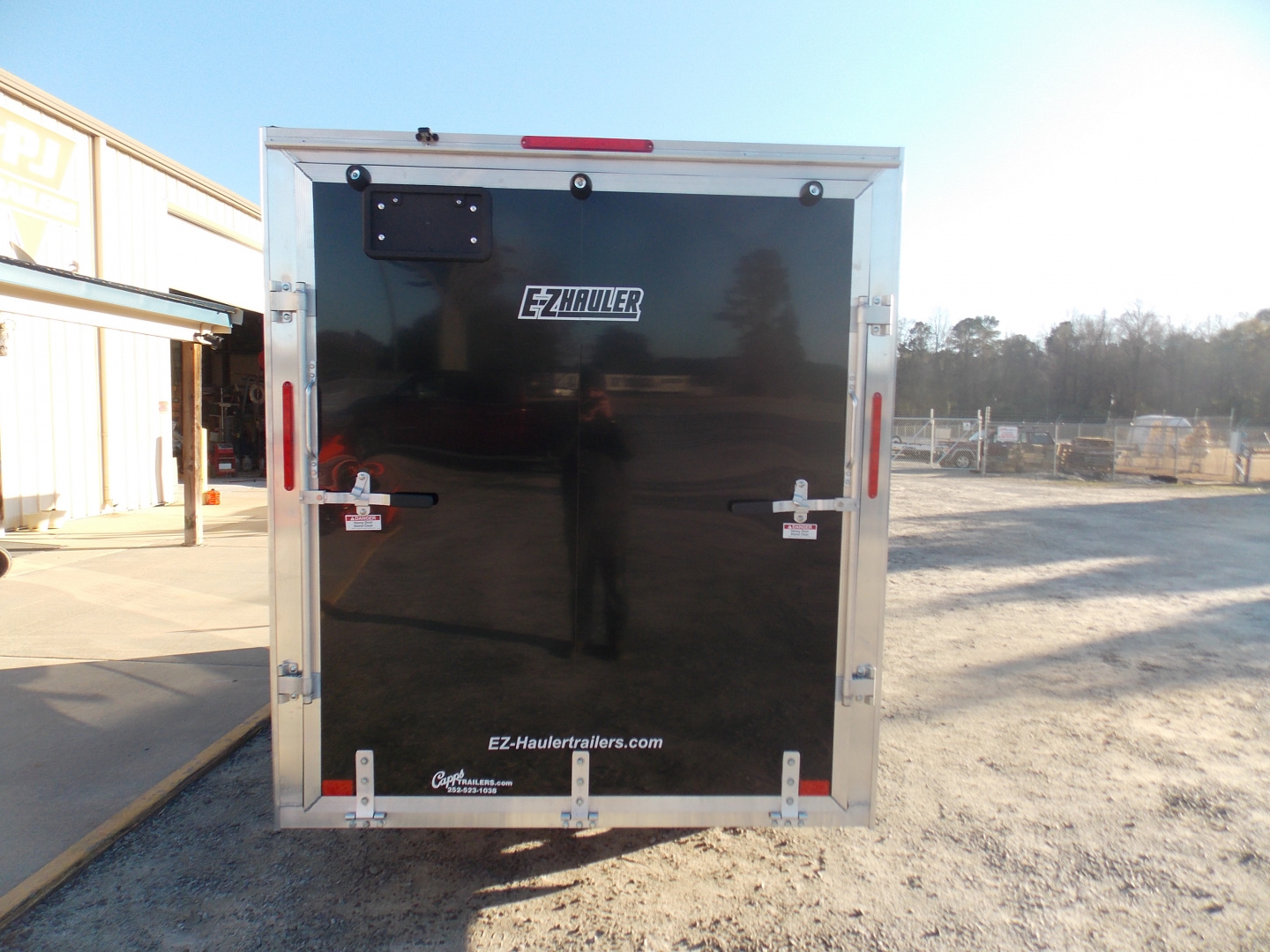 New 2026 E-Z Hauler ALC EZEC6X12SA-XLT-P+6 BLACK Cargo / Enclosed Trailer