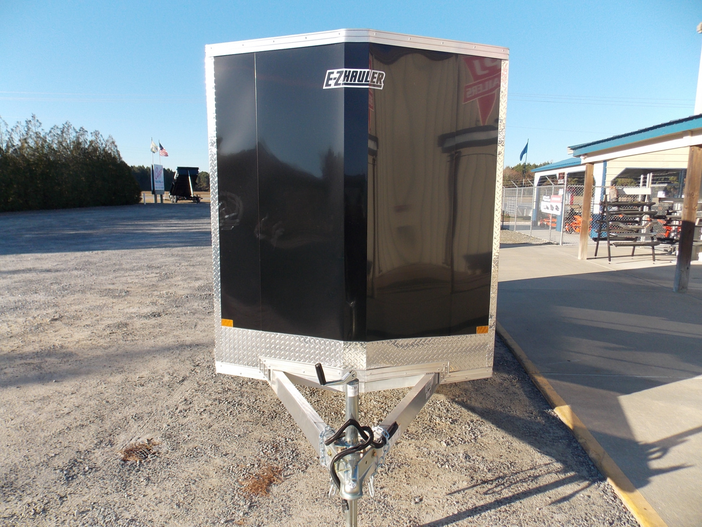 New 2026 E-Z Hauler ALC EZEC6X12SA-XLT-P+6 BLACK Cargo / Enclosed Trailer