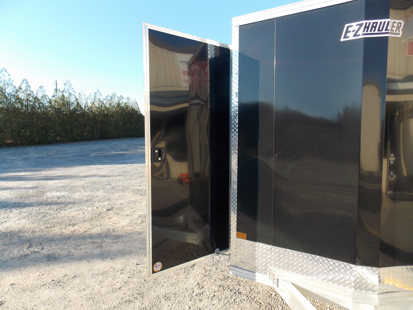 New 2026 E-Z Hauler ALC EZEC6X12SA-XLT-P+6 BLACK Cargo / Enclosed Trailer