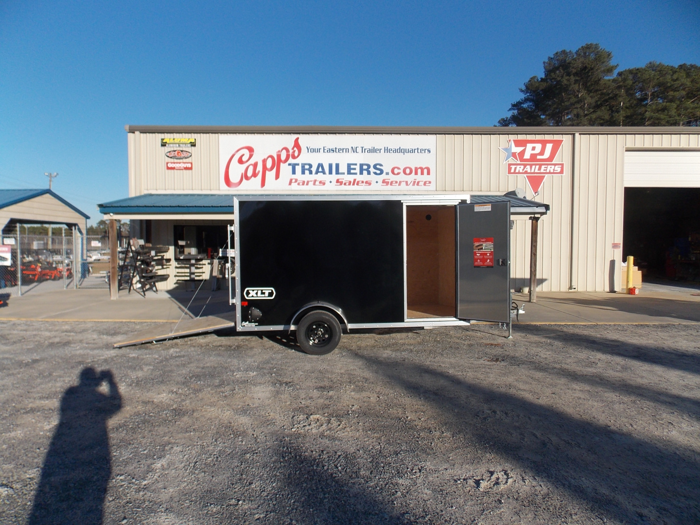 New 2026 E-Z Hauler ALC EZEC6X12SA-XLT-P+6 BLACK Cargo / Enclosed Trailer