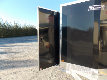 New 2026 E-Z Hauler ALC EZEC6X12SA-XLT-P+6 BLACK Cargo / Enclosed Trailer