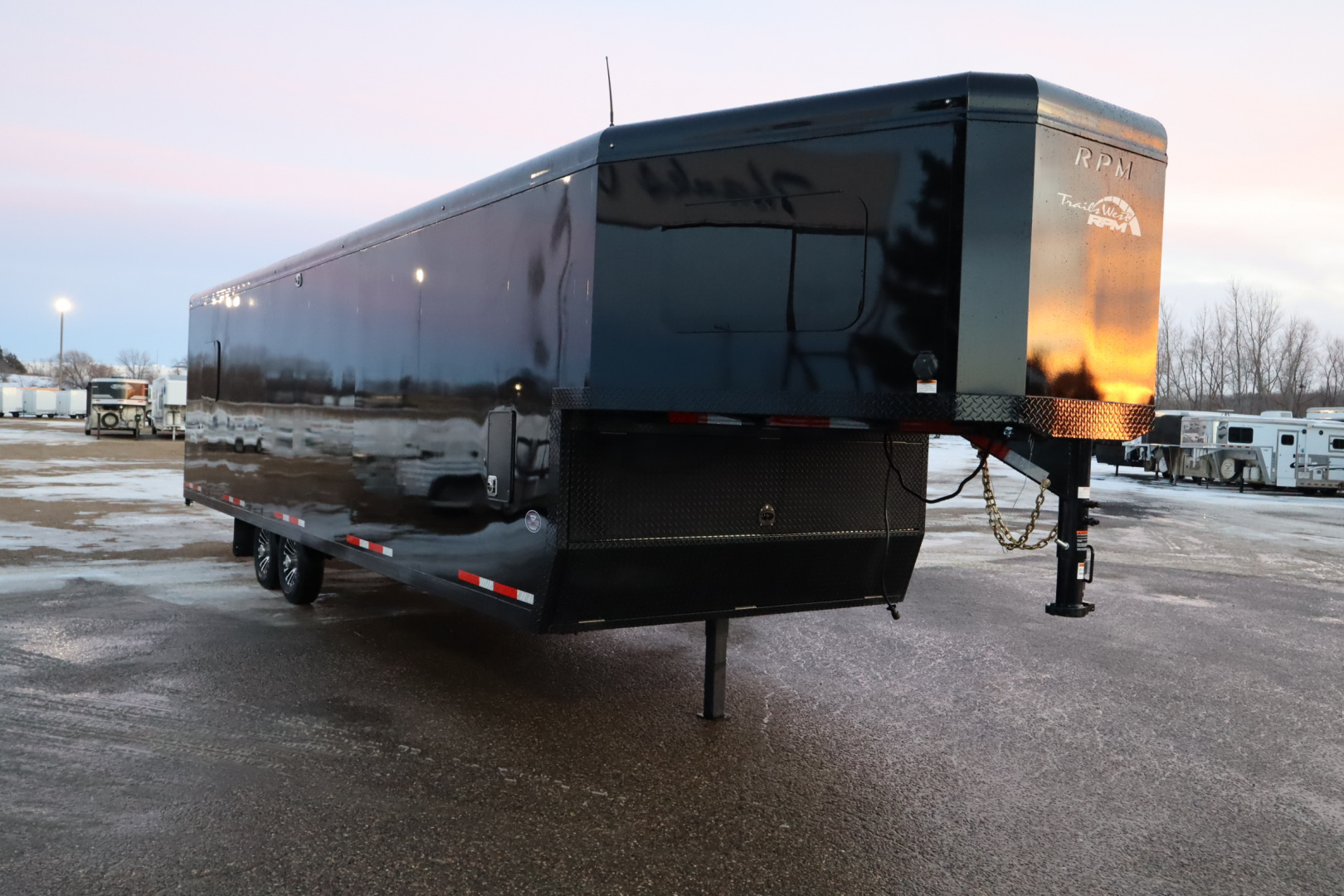 New 2026 Trails West 28' RPM GN Snowmobile Trailer