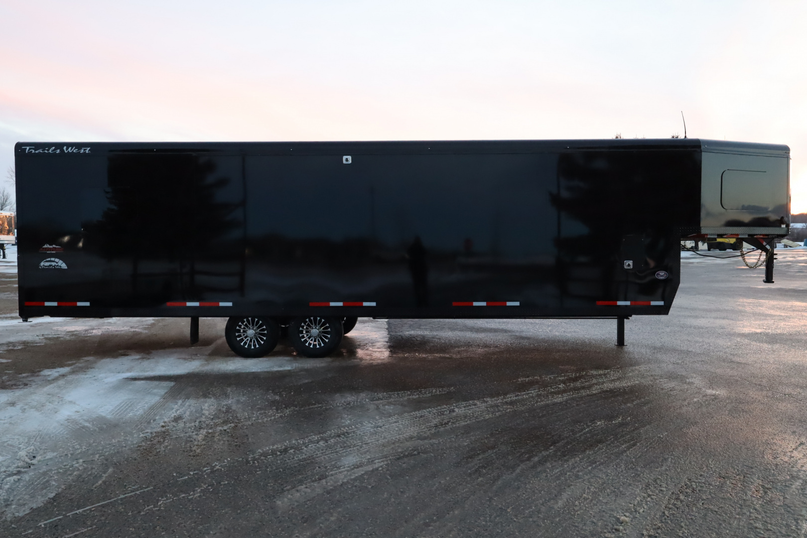 New 2026 Trails West 28' RPM GN Snowmobile Trailer