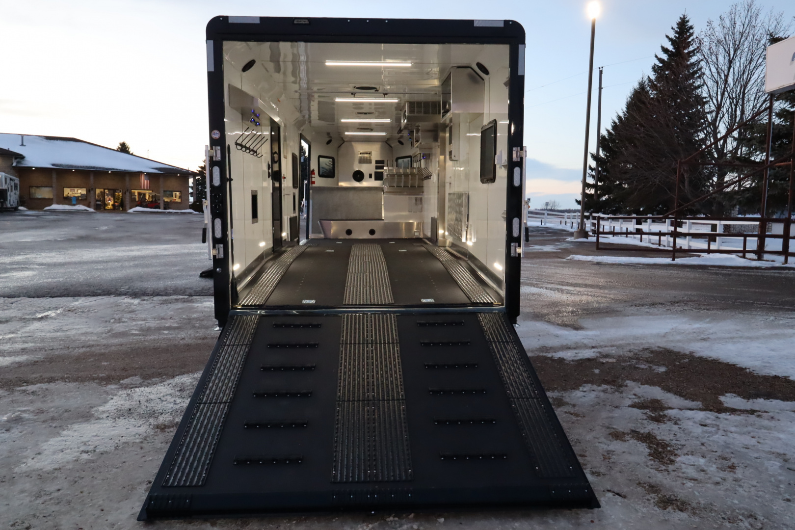 New 2026 Trails West 28' RPM GN Snowmobile Trailer